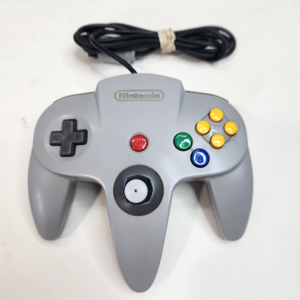 Nintendo 64 Controller Gray OEM Original N64 Wired Gamepad NUS-005 Loose Stick